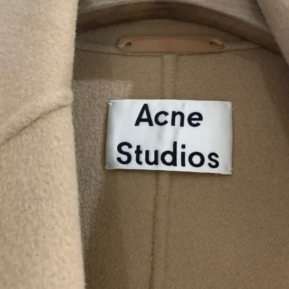 Acne Studios Double breasted cashmere coat size 32 - Picture 3 of 14